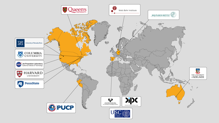 TAMBO Collaboration Map